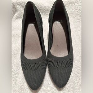 Eileen Fisher Women's Gray Heels Vero Cuoio 6.5